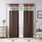 Edge Collections - 50" x 84" - Multicolor - Madison Park Rust Spice Embroidered Curtain Panel - 1 Piece